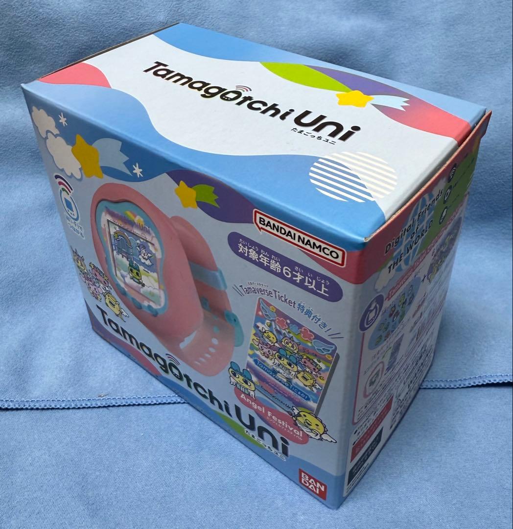 【新品未開封・ステッカー付き】たまごっちユニ　エンジェルフェスティバル