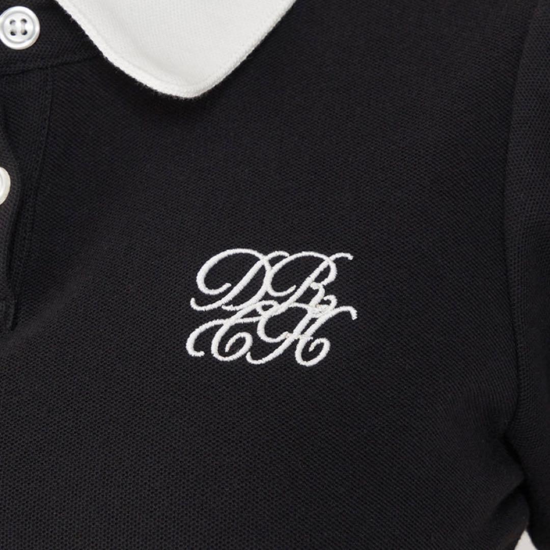 Darich ダーリッチ　DRCHバイカラーポロシャツ　ブラック　BLK