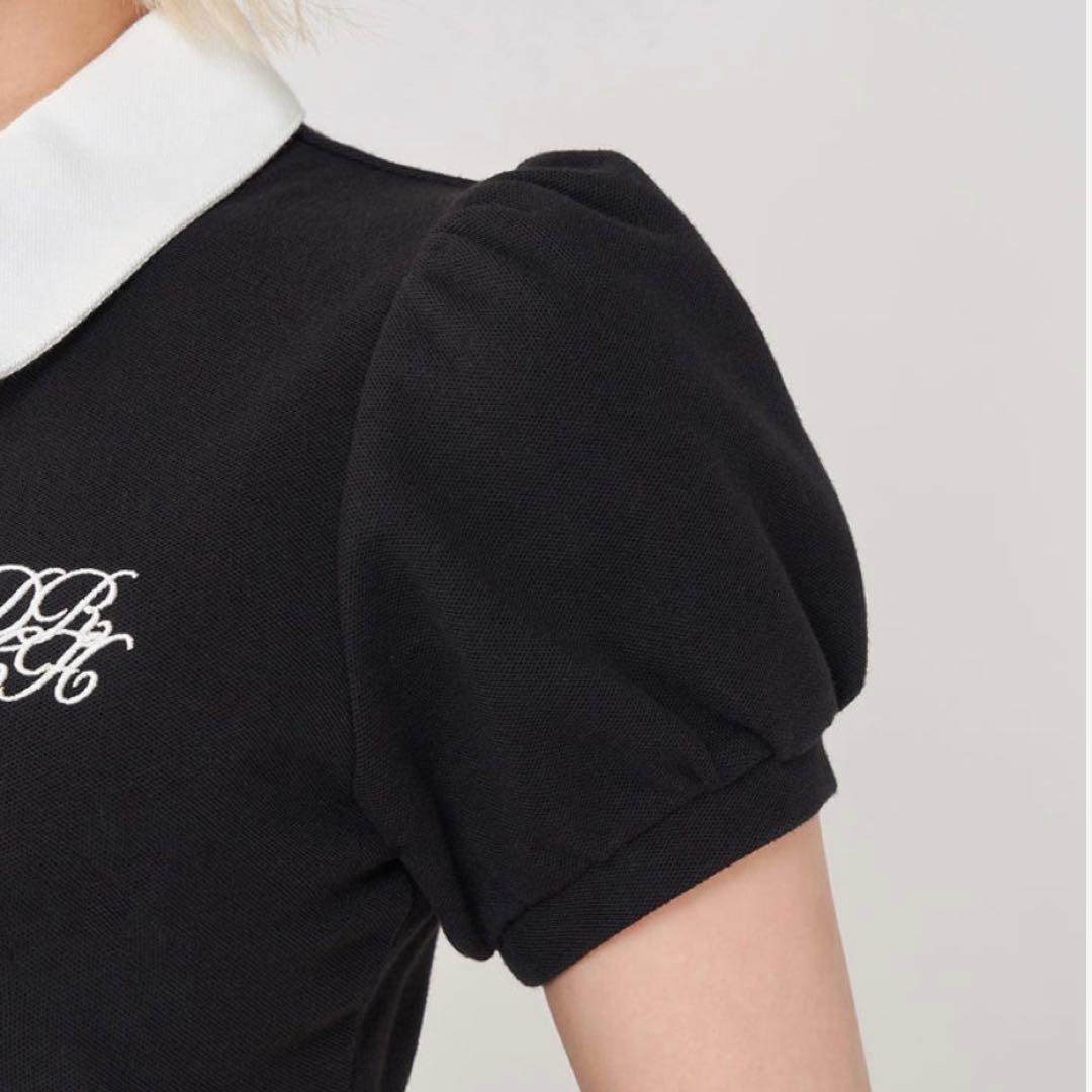 Darich ダーリッチ　DRCHバイカラーポロシャツ　ブラック　BLK