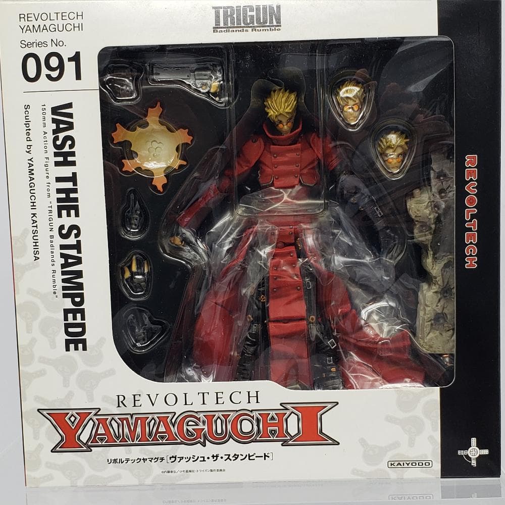 【未開封】リボルテックヤマグチ　ヴァッシュ・ザ・スタンピード 091 セット