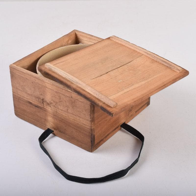 茶道具　野々村仁清作　色絵　武者行列図　茶碗　時代箱　C　8446