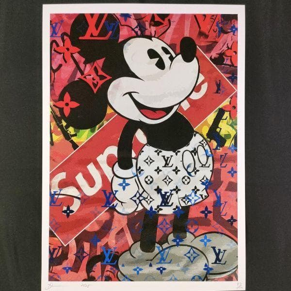 DEATH NYC DB180 ポスター ミッキーマウス アンディーウォーホル