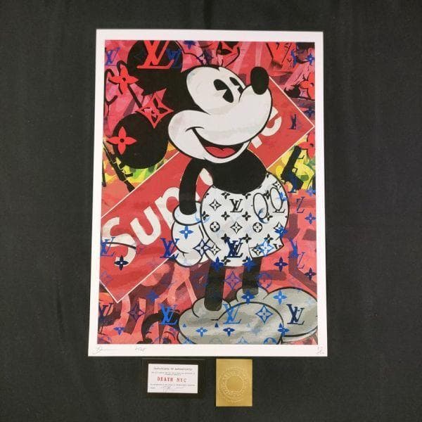 DEATH NYC DB180 ポスター ミッキーマウス アンディーウォーホル