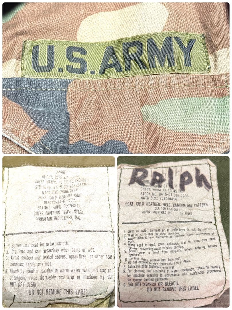 Lサイズ M-65 迷彩ジャケット　メンズ　ideal フィールドジャケット