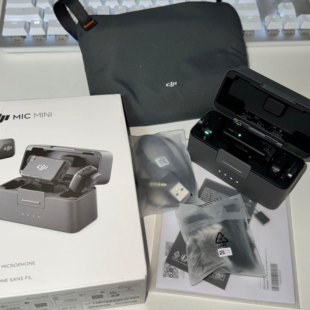 DJI Mic Mini (2TX＋1RX＋充電ケース) ワイヤレスマイク