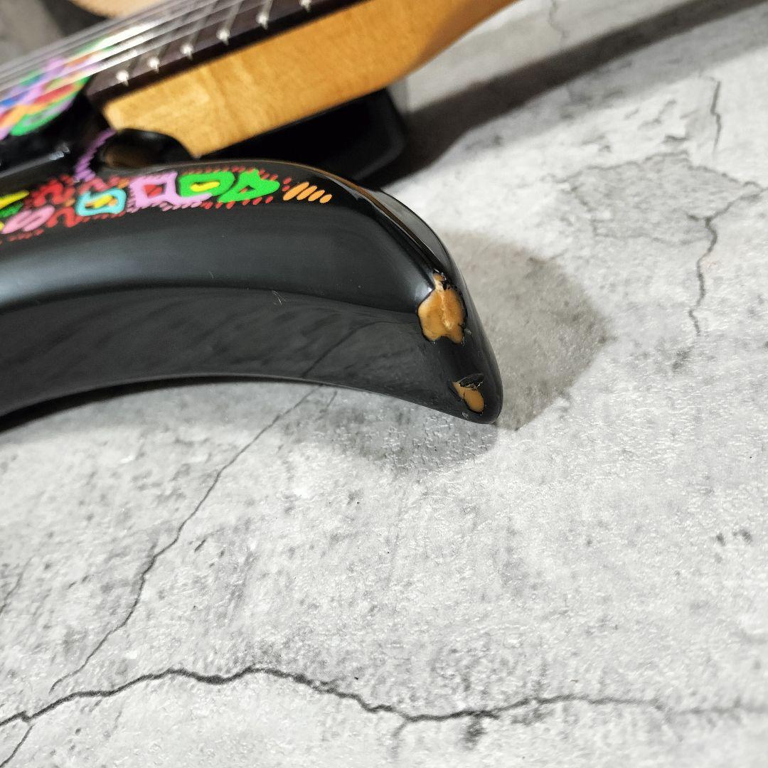 FERNANDES MG-Jr ミニエレキギター HIDEモデル サイケ柄