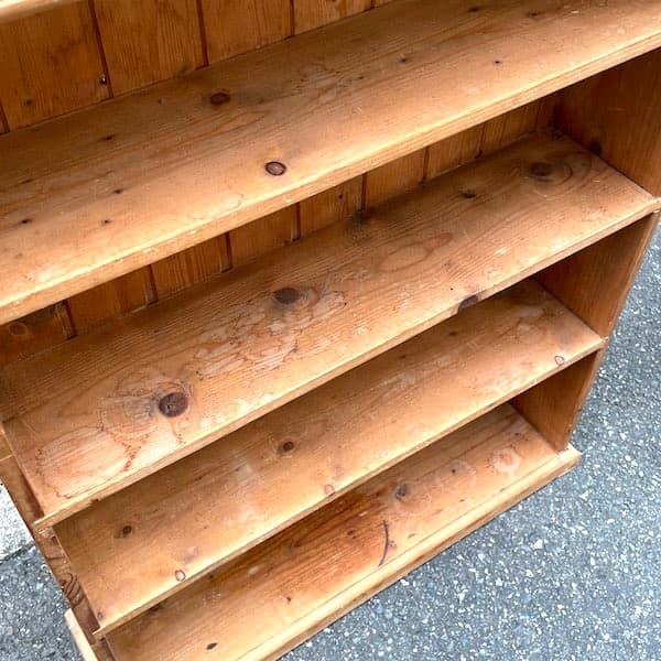 アンティーク　オープンシェルフ　ラック　ブックシェルフ　無垢材