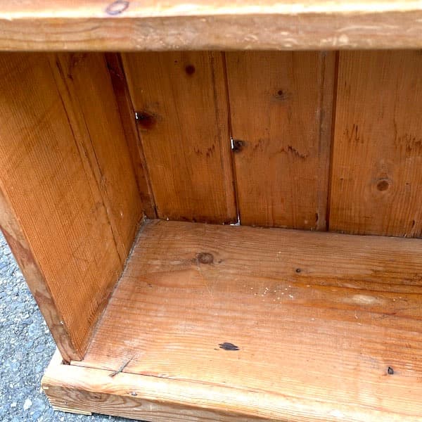 アンティーク　オープンシェルフ　ラック　ブックシェルフ　無垢材