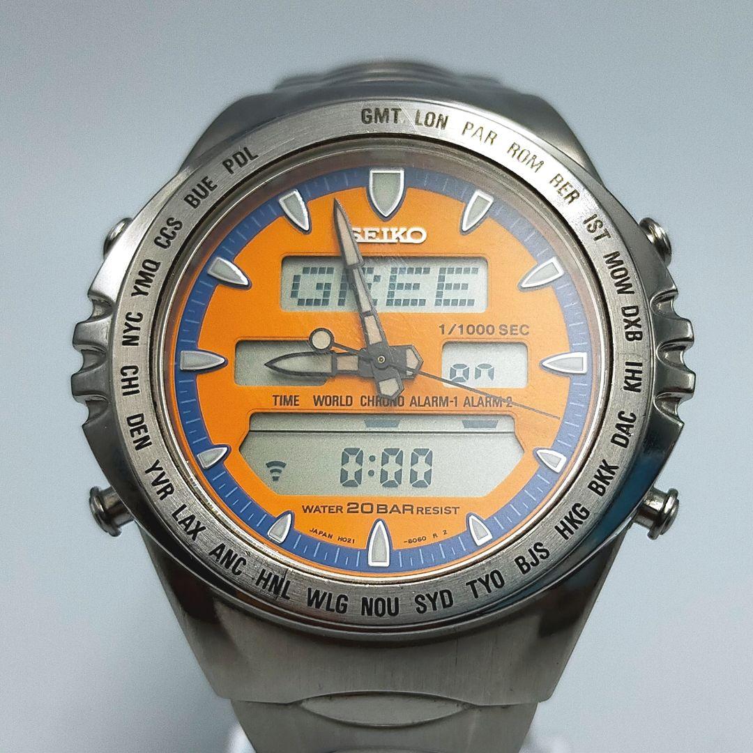 【電池交換済】希少 セイコー ジウジアーロ マッキナスポルティーバ 17.5cm