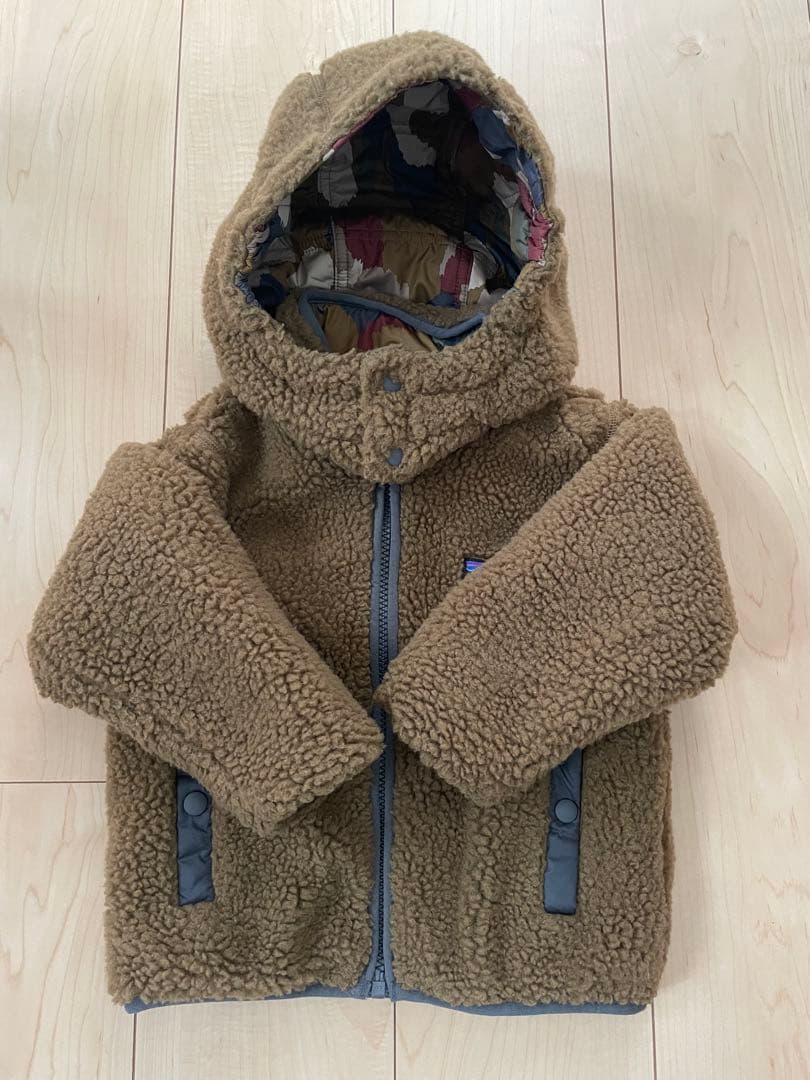 【値下げ】パタゴニア リバーシブル フーディ 2T 上下セット アウター パンツ