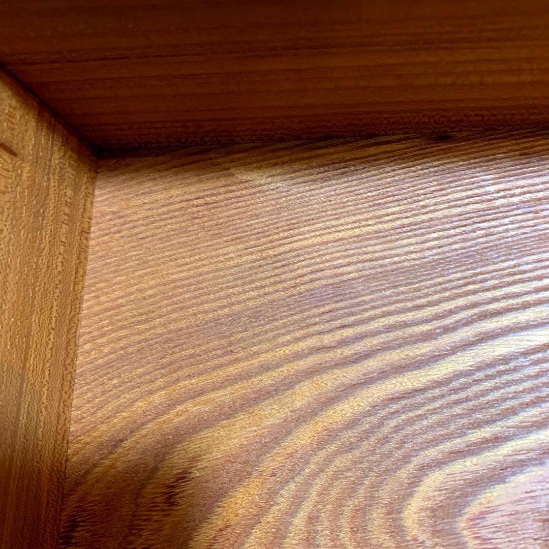 未使用　木製　ケヤキ　欅　木箱