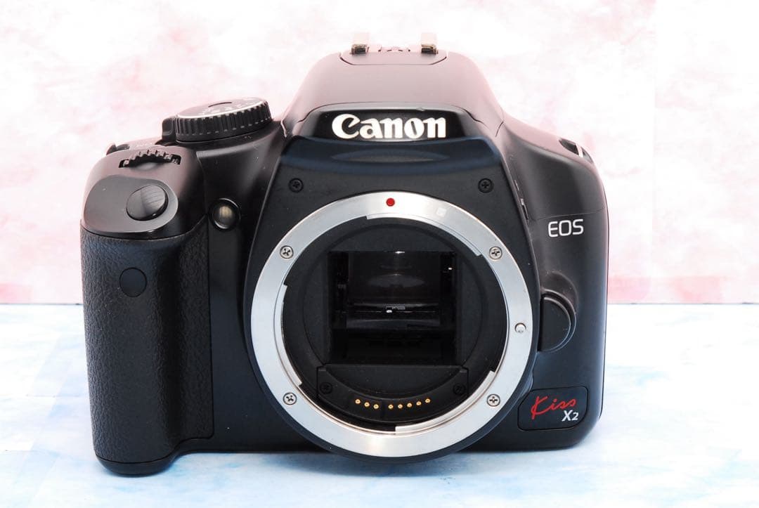 Canon Kiss X2☆一眼レフカメラ☆初心者向け豪華セット☆S数極少