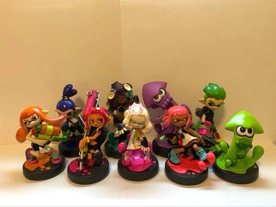スプラトゥーン Splatoon amiibo フィギュア 9体セット
