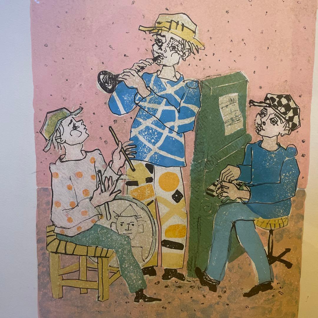 アイズピリ　絵画　リトグラフ　サイン入り