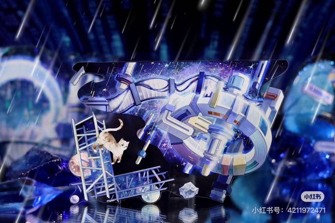 【8768】海外　マステ　3/5/巻売り　貝殻光　マスキングテープ宇宙　猫　景色