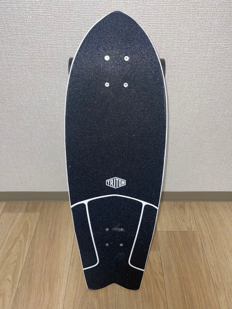 CARVER TRITON　サーフボード　サーフスケート　ホワイト　青　29㌅