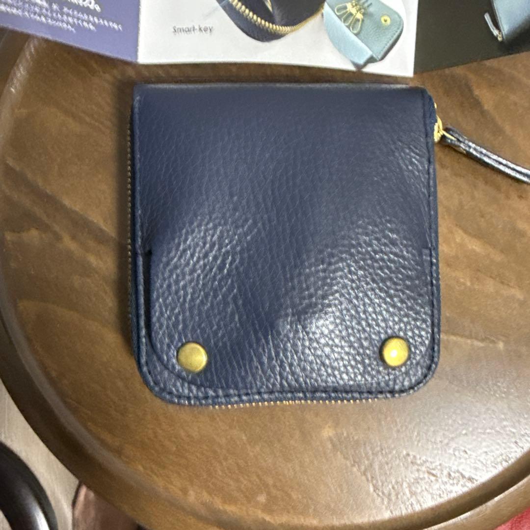 財布　スマートキー2個収納　キーケース