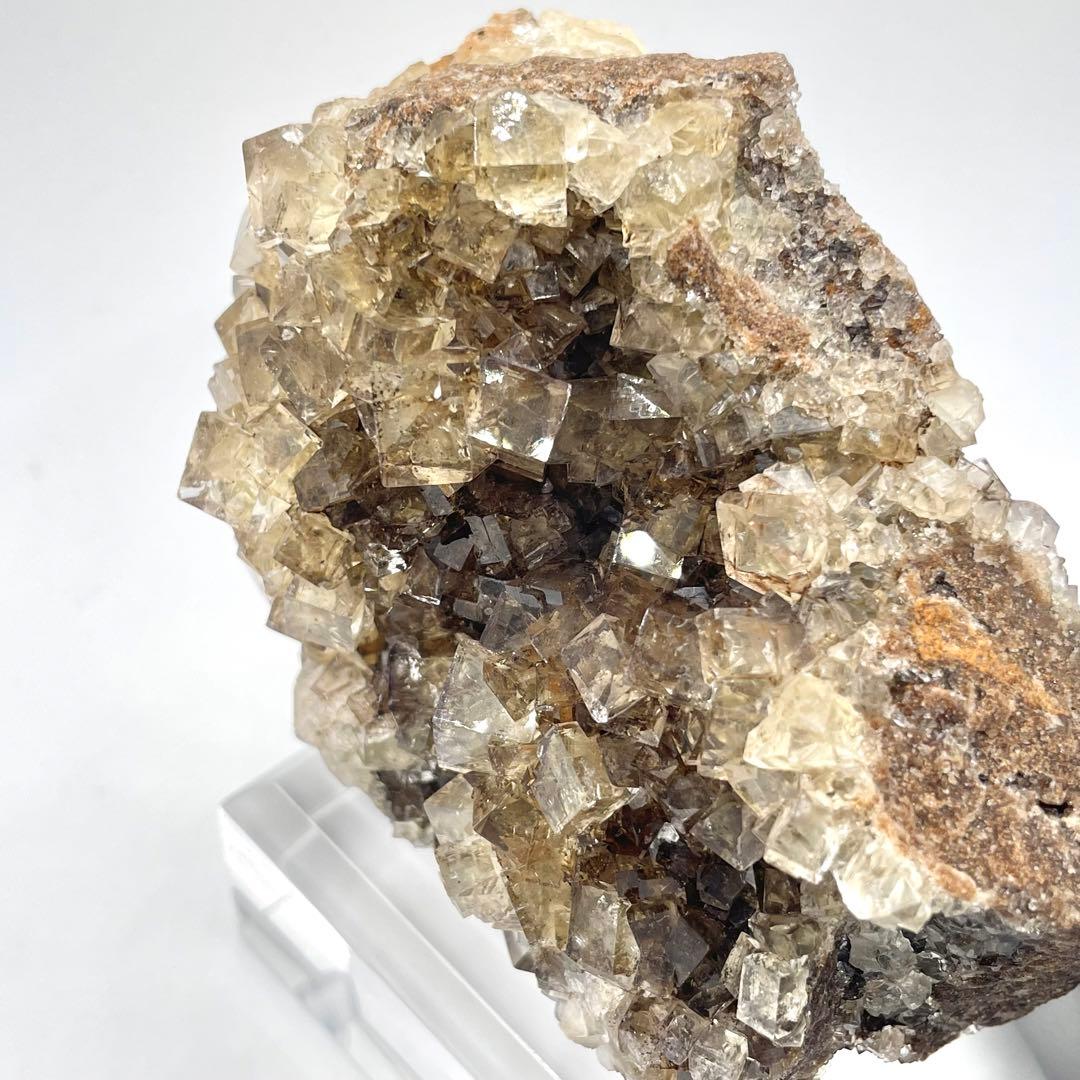 バナチ UK Wet Grooves鉱山産 フローライト(蛍石) 鉱物標本