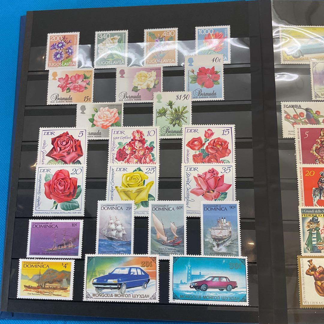 使用済み　切手　プレスリー　花　動物　乗り物　　　　　　　　　1235