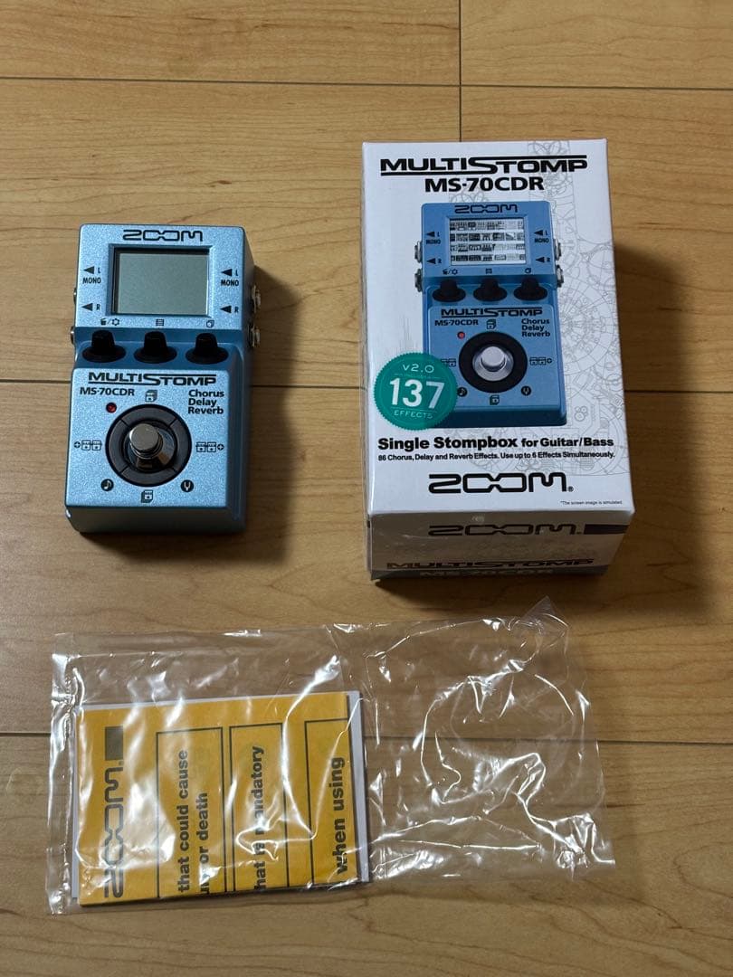 ZOOM MS-70cdr マルチストンプ 空間系