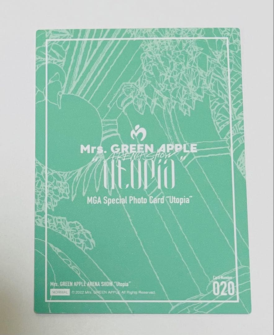 Mrs. GREEN APPLE 大森元貴 フォトカ Utopia 020