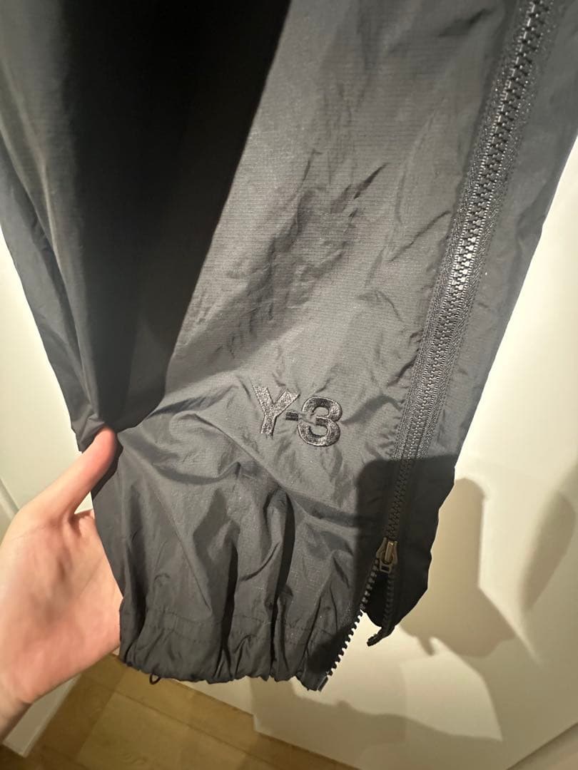 Y-3 adidas ブラック ナイロンパンツ