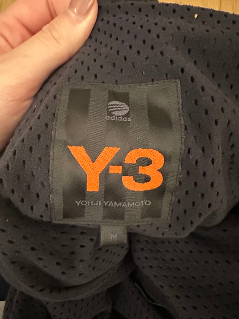 Y-3 adidas ブラック ナイロンパンツ