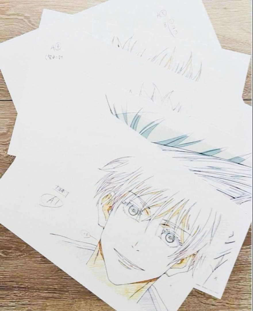 呪術廻戦　劇場版　呪術廻戦0 カット袋付き　複製原画　五条悟