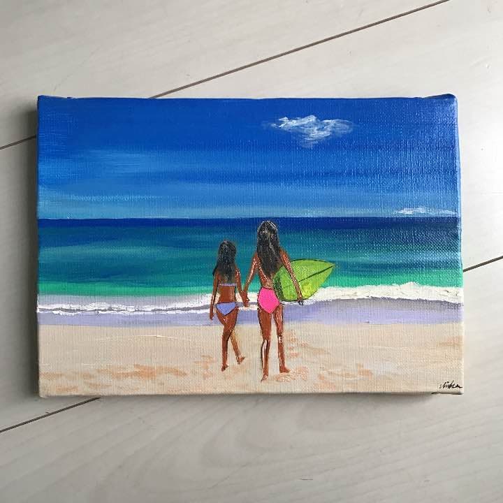ジョアラ様確認用です♡インテリア♡海の絵♡surf♡絵♡ハワイアン