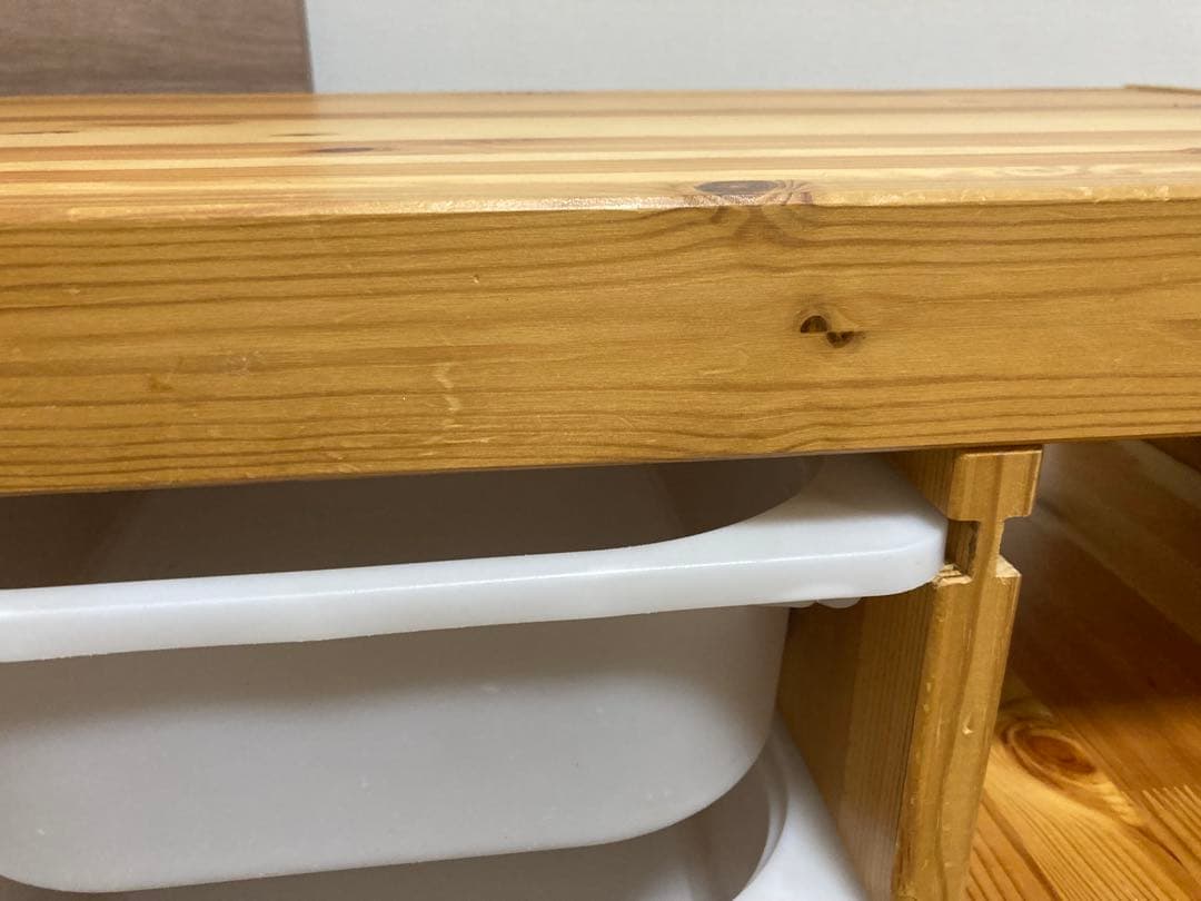 IKEAトロファスト収納ボックス、板付き