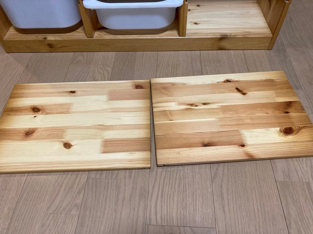 IKEAトロファスト収納ボックス、板付き