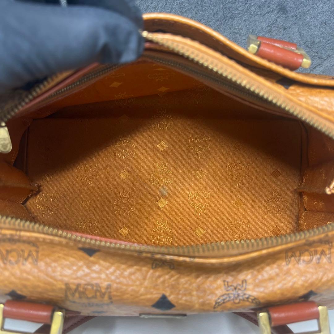 MCM ハンドバッグ ミニボストン ヴィセトス ブラウン 長財布セット