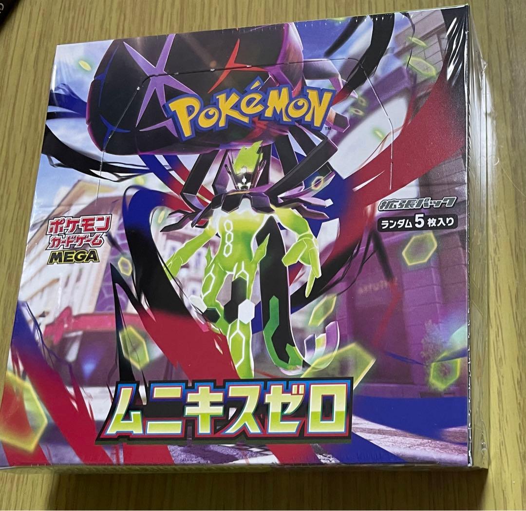 ポケモンカードゲーム MEGA ムニキスゼロ 4BOX シュリンク付き　なし