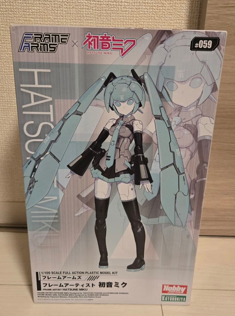 壽屋 フレームアームズ アーティスト 初音ミク 1/100プラモデル FA129