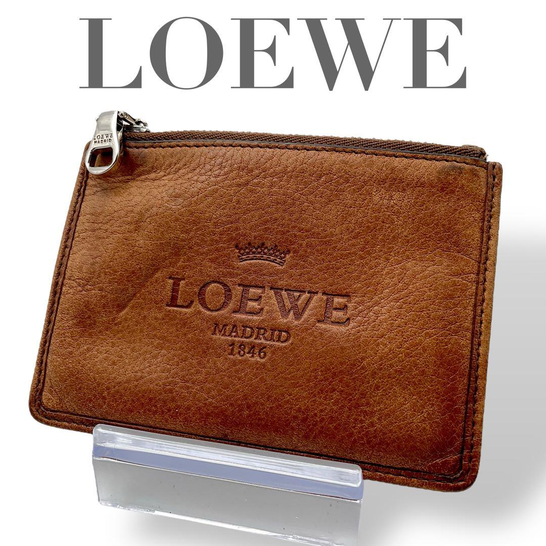 【極美品】LOEWE ロエベ　ヘリテージ　レザー　ブラウン　ケース