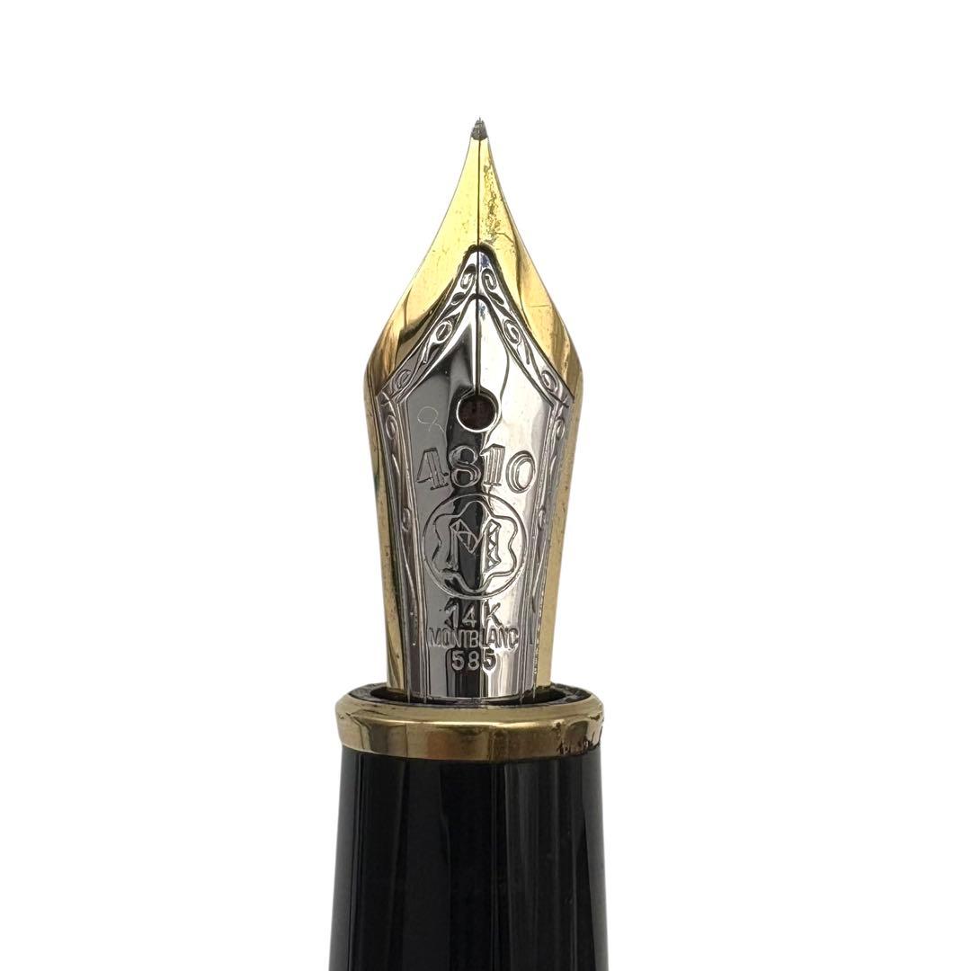 モンブラン 万年筆 マイスターシュテュック 4810 585 14K ブラック