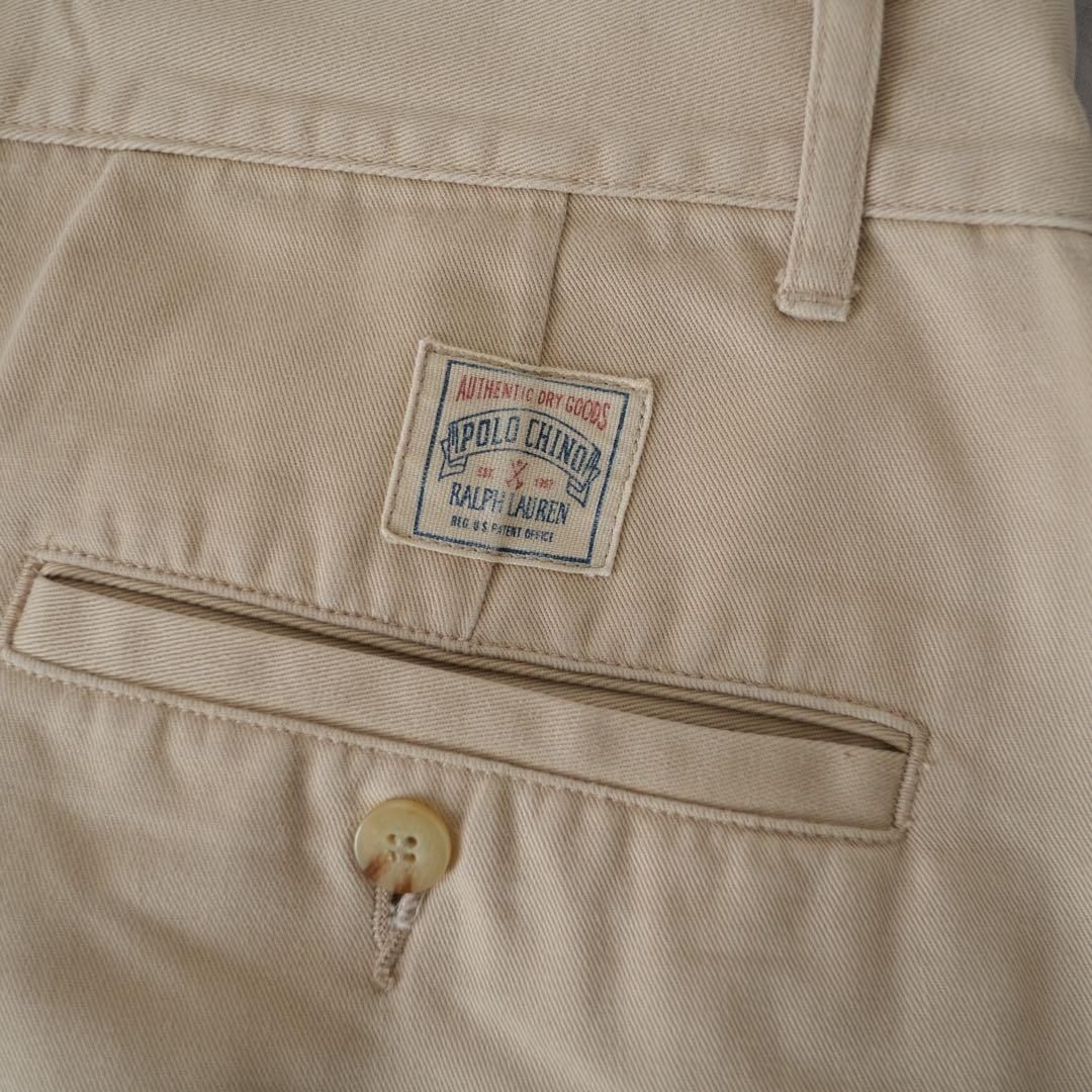 90s 初期型 USA製 ポロラルフローレン チノパンツ ポロチノ