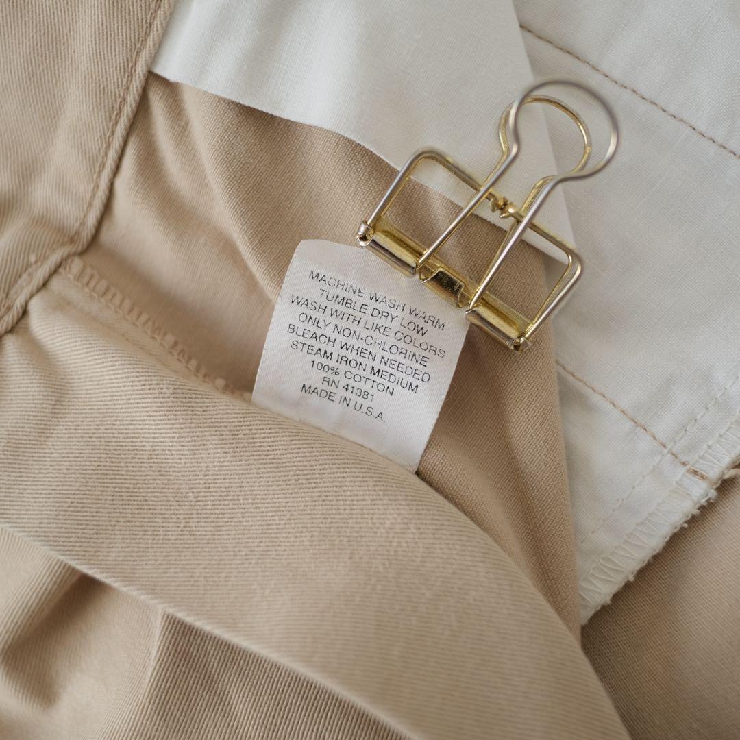 90s 初期型 USA製 ポロラルフローレン チノパンツ ポロチノ