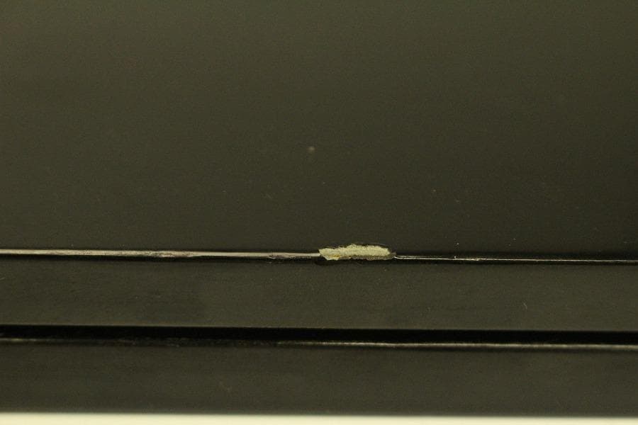 螺鈿 釣り人物 風景 飾 二枚折 置物(A973)