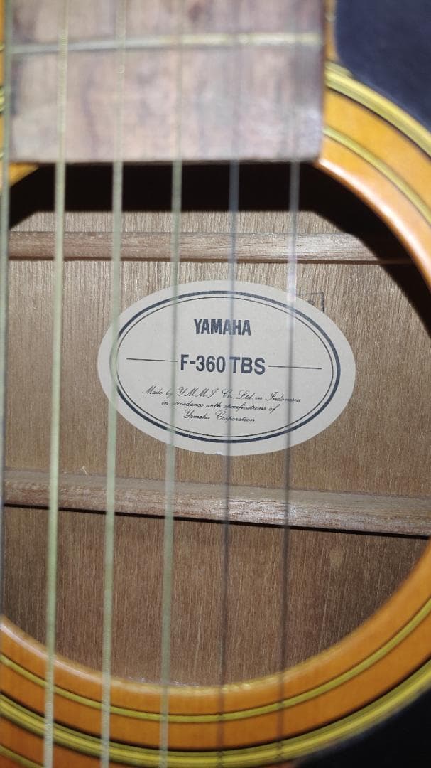 ギター Yamaha F-360 TBS
