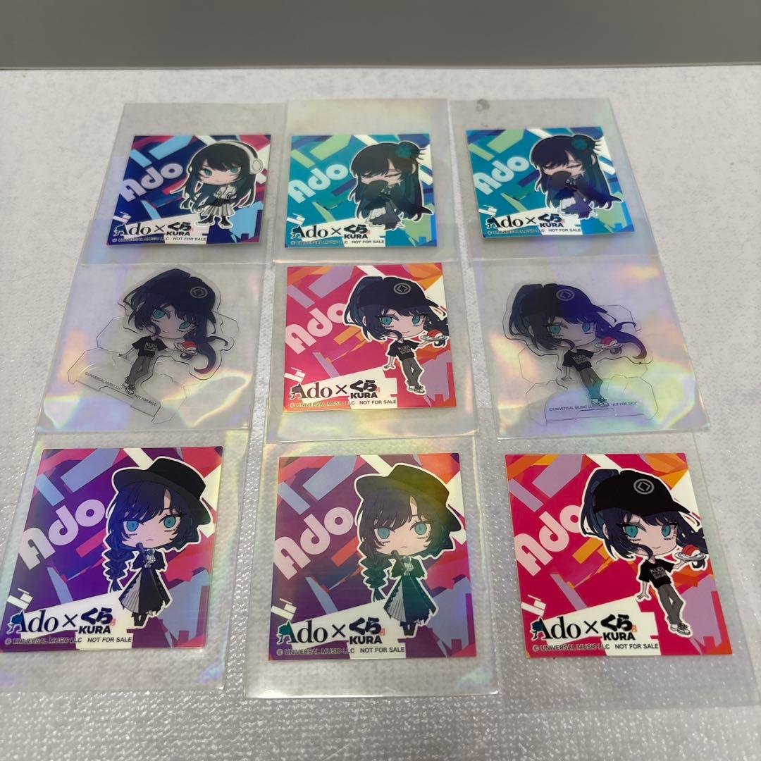 Ado×くら寿司コレクションA-3,6枚A-4ファイル13枚 A-5NOTE 5