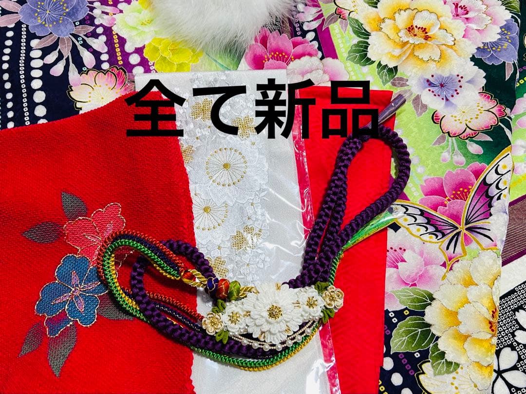 新品　呉服店398,000円刺繍付きお振袖 完全25点フルセット　トールサイズ