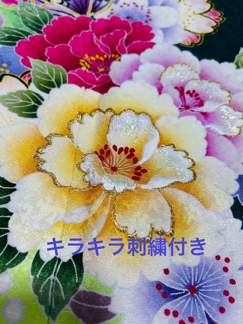 新品　呉服店398,000円刺繍付きお振袖 完全25点フルセット　トールサイズ