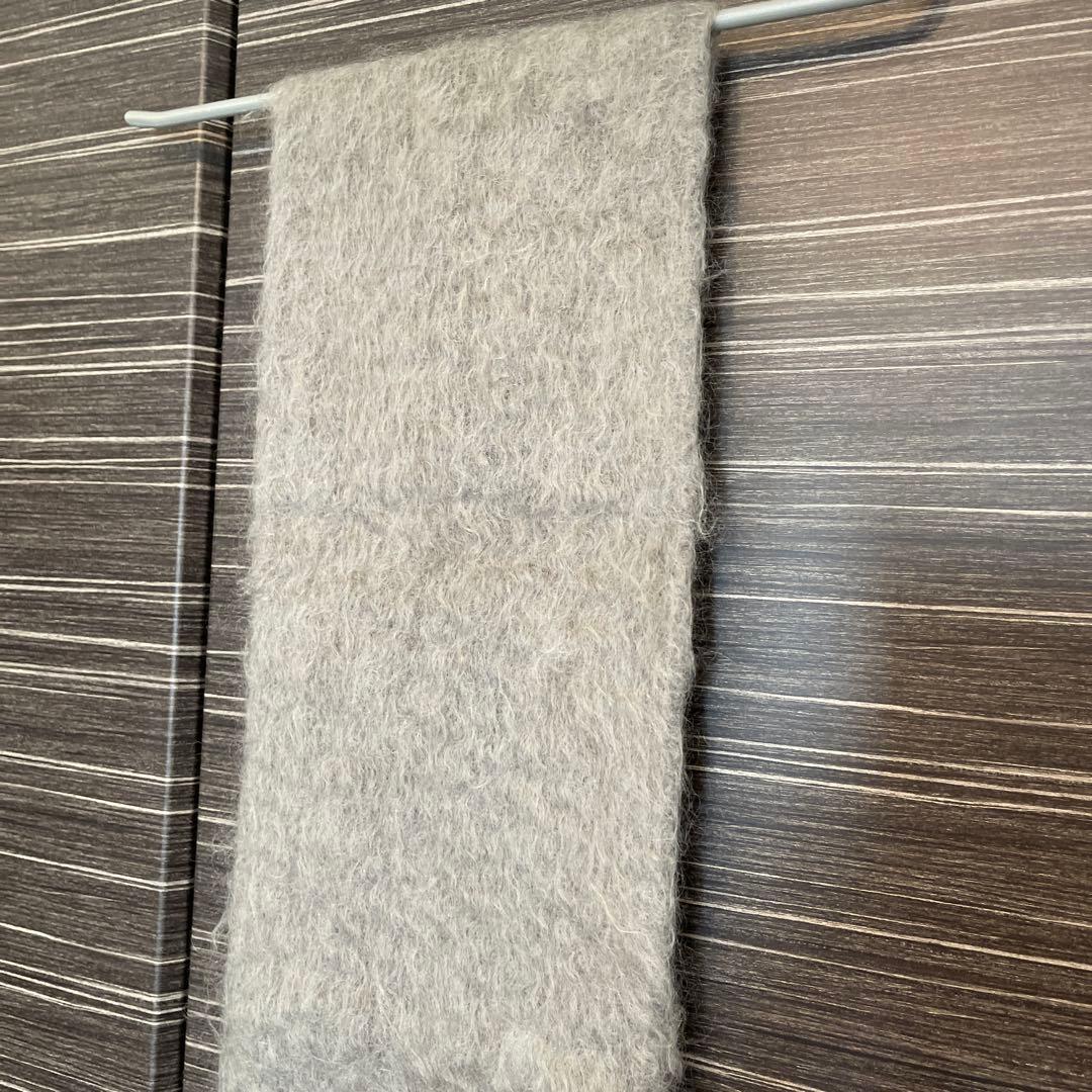 LOEWE ロエベ マフラー モヘヤ ウール グレージュ