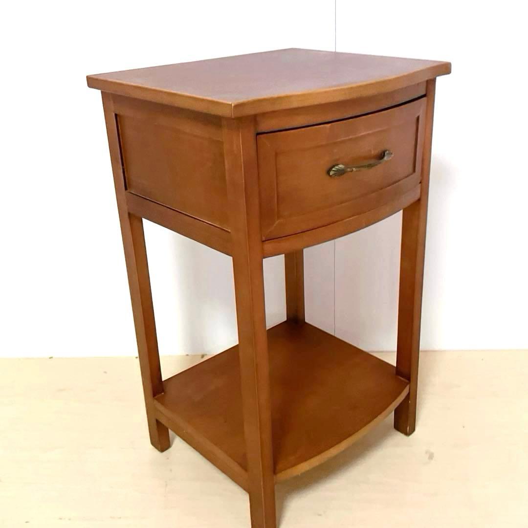 アンティーク調　サイドチェスト　キャビネット　 電話台 飾り棚　コンソール