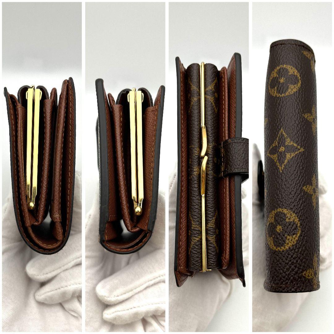 新型✨ルイヴィトン ポルトフォイユ ヴィエノワ モノグラム がま口 二つ折り財布