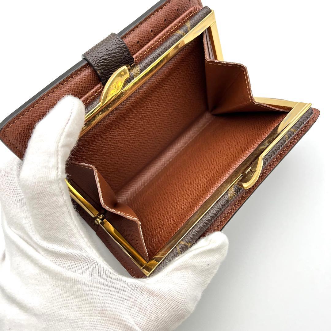 新型✨ルイヴィトン ポルトフォイユ ヴィエノワ モノグラム がま口 二つ折り財布