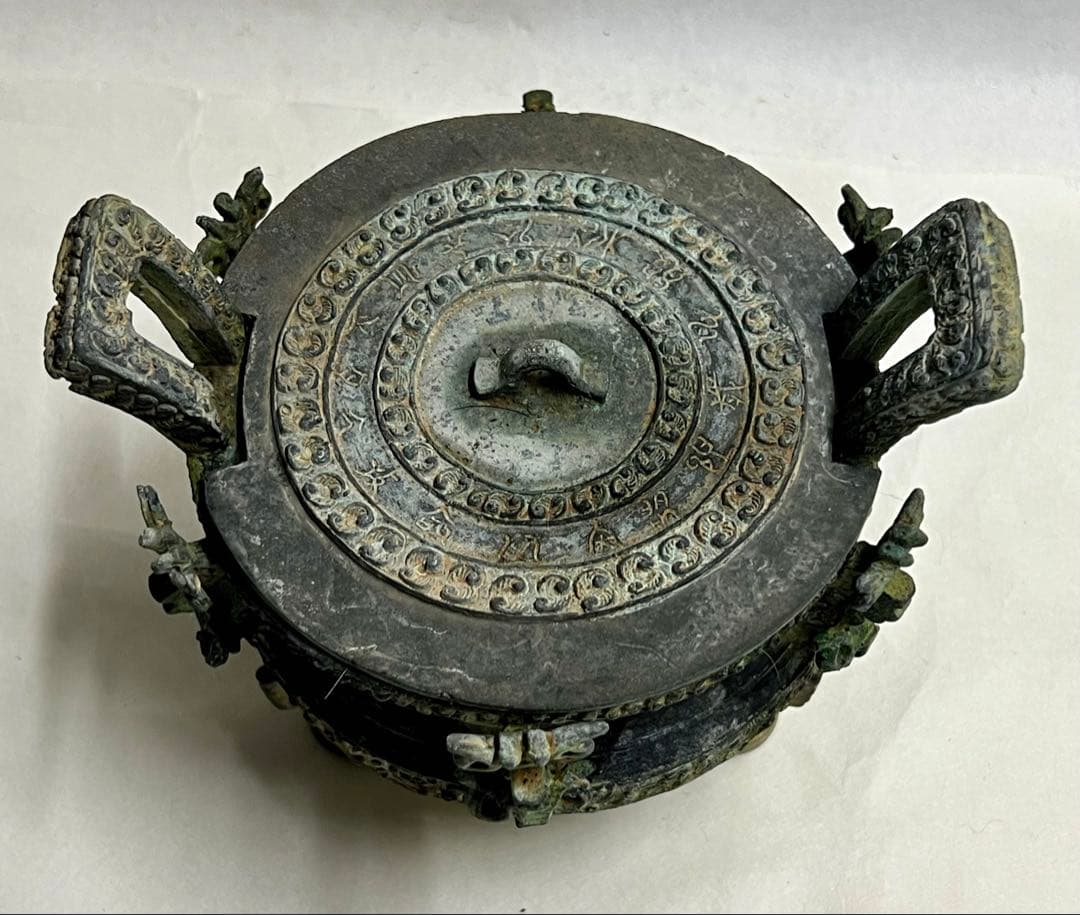 中国春秋時代の青銅器　 王子午鼎　中国古玩