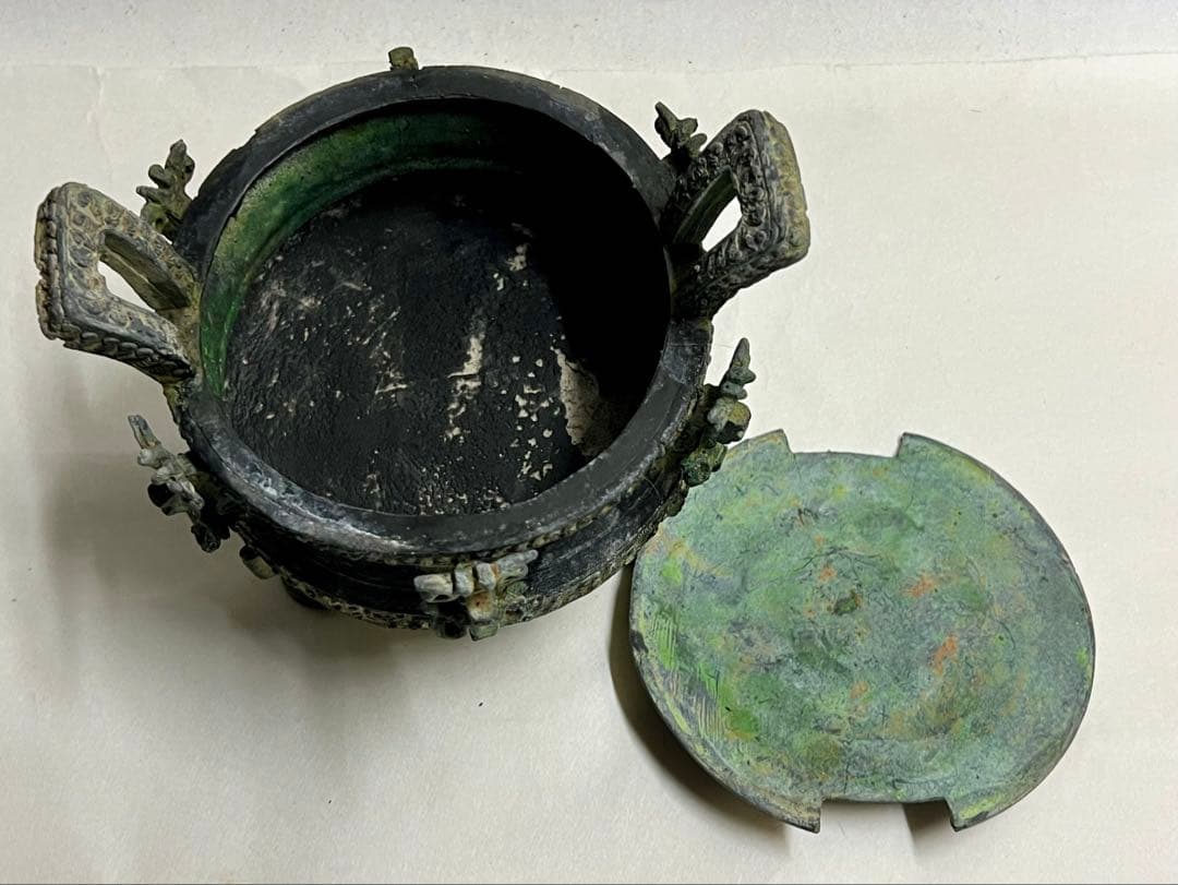 中国春秋時代の青銅器　 王子午鼎　中国古玩