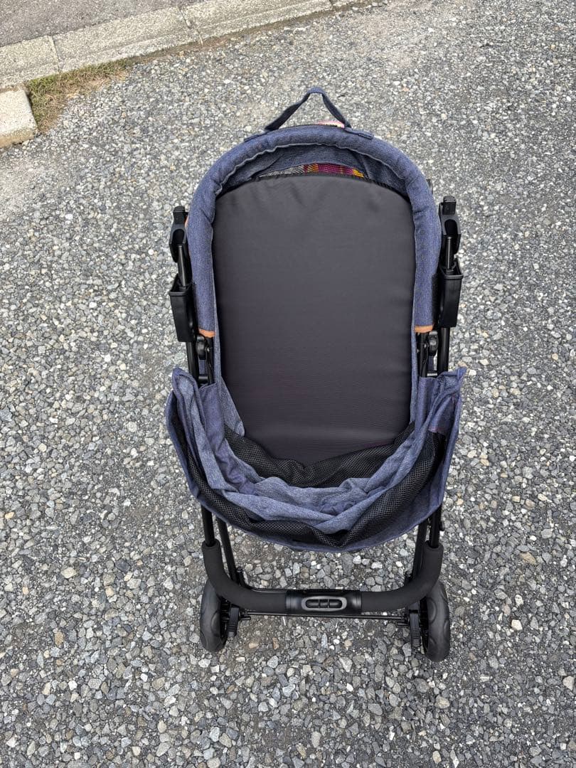 【GEX】わんわんカート スマートハンディ Safety 『デニム柄』